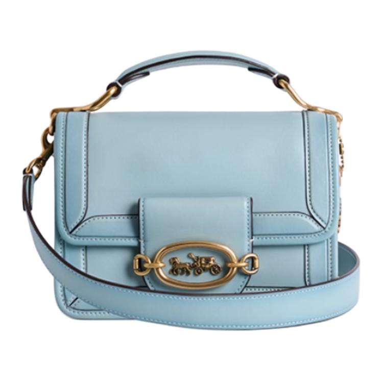 COACH Кожаная сумка через плечо маленькая женская аква зеленая
COACH Кожаная сумка через плечо маленькая женская аква зеленая