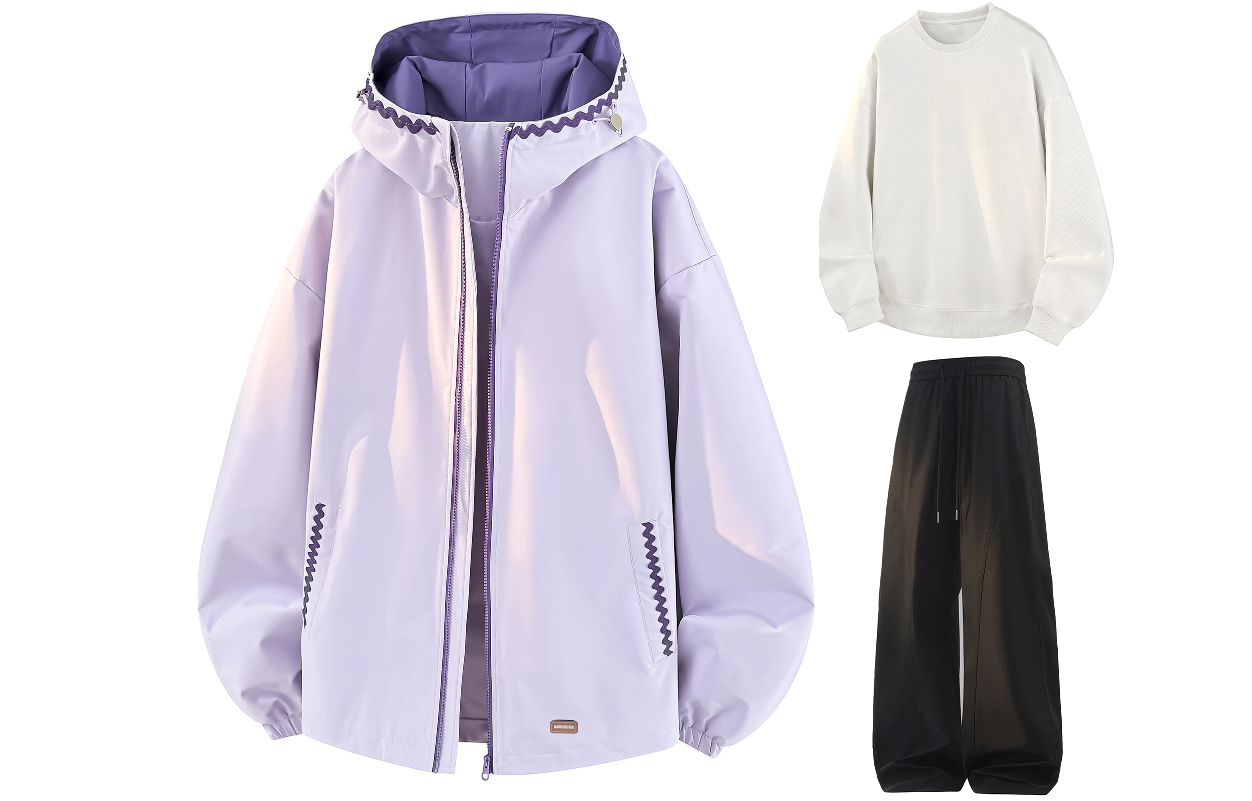 Повседневная спортивная одежда Unisex WARRIOR, фиолетовый+белый+черный
Повседневная спортивная одежда Unisex WARRIOR, фиолетовый+белый+черный