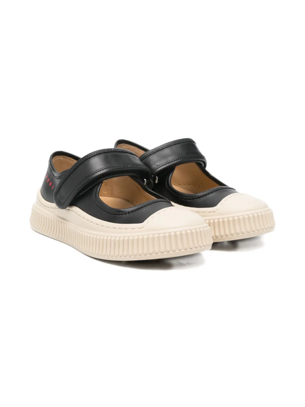Кожаные балетки Marni Kids, черный
Кожаные балетки Marni Kids, черный
