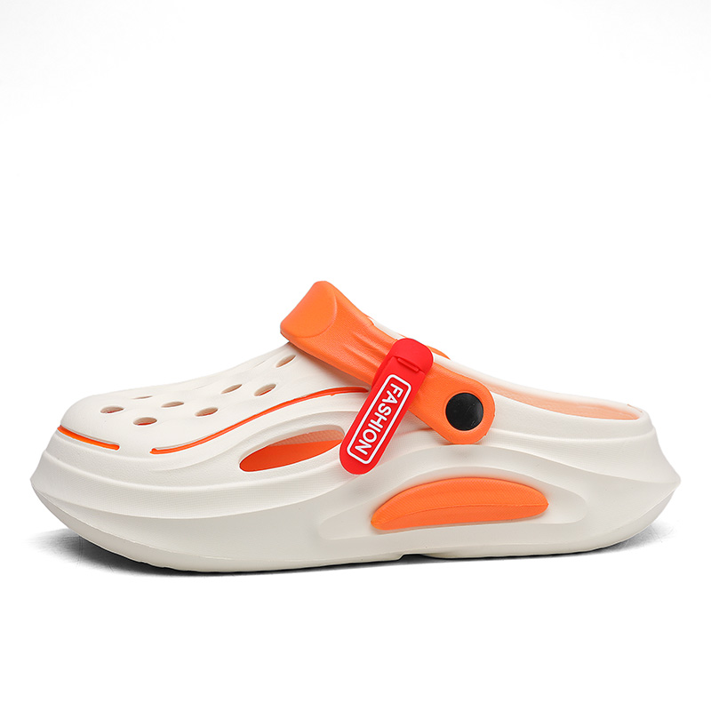 LONGYING Клоги мужские бело-оранжевые, цвет White Orange
LONGYING Клоги мужские бело-оранжевые, цвет White Orange