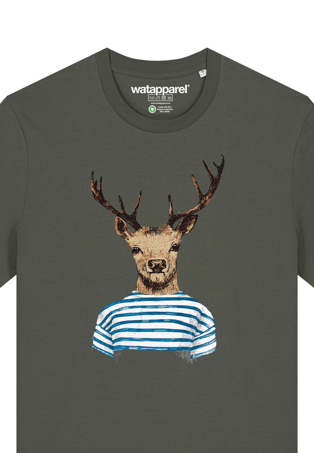 Футболка с принтом HIRSCH watapparel, хаки
Футболка с принтом HIRSCH watapparel, хаки