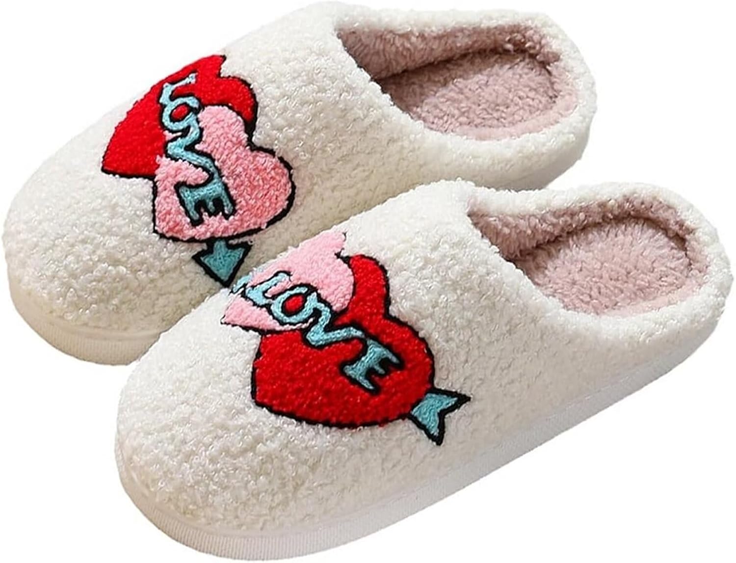 KEYUSHOP Любимые тапочки для женщин и мужчин, пушистые тапочки с сердечком, зимние тапочки для пар, удобные тапочки на слипоне, B
KEYUSHOP Любимые тапочки для женщин и мужчин, пушистые тапочки с сердечком, зимние тапочки для пар, удобные тапочки на слипоне, B