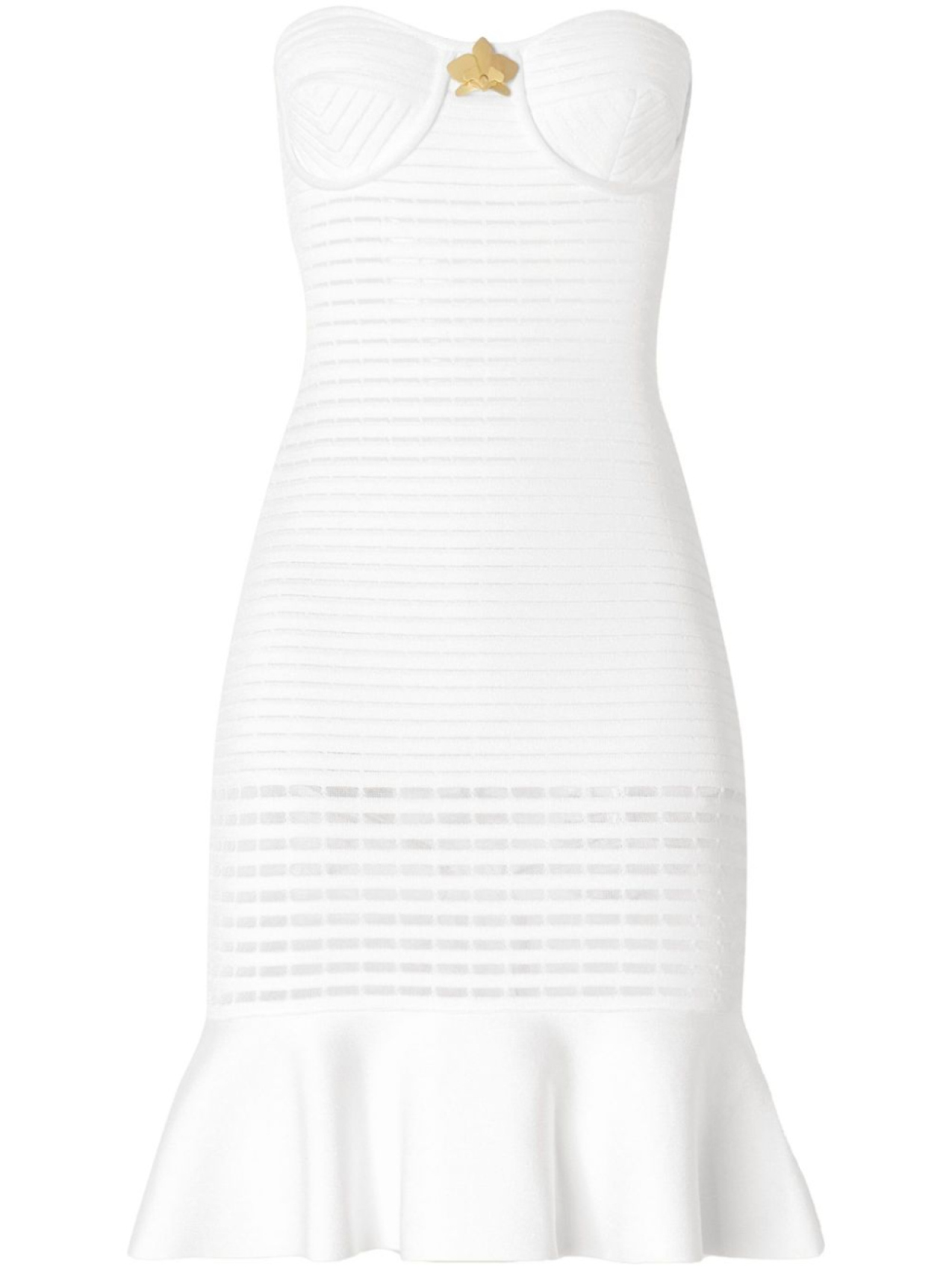 Genny платье мини в полоску, белый
Genny платье мини в полоску, белый