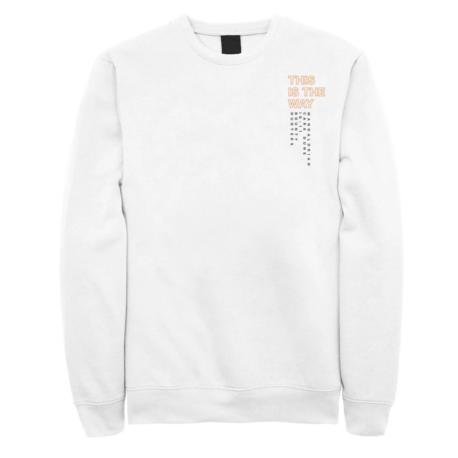 Мужской свитшот с надписью Star Wars: The Mandalorian The Way
Мужской свитшот с надписью Star Wars: The Mandalorian The Way