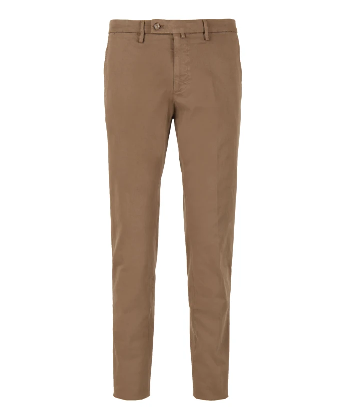 Длинные однотонные мужские хлопковые брюки Gallo, коричневый
Длинные однотонные мужские хлопковые брюки Gallo, коричневый