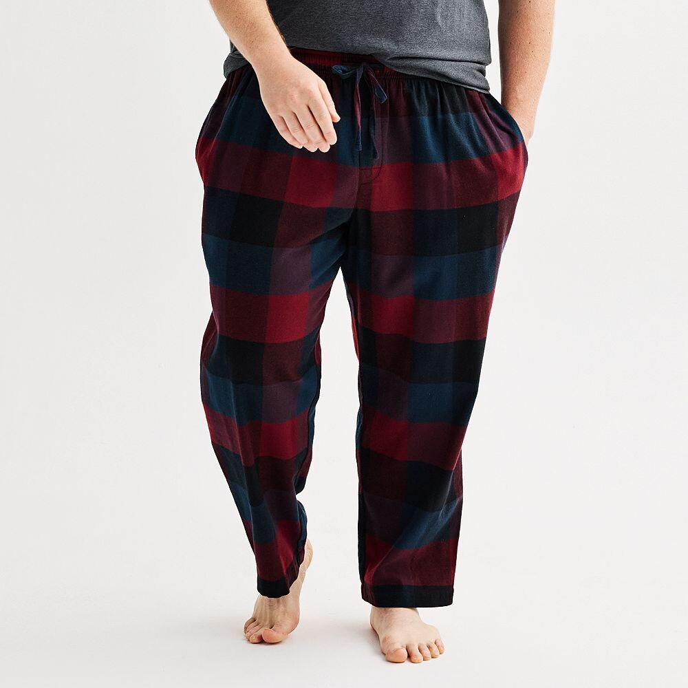 Big & Tall Sonoma Goods For Life Фланелевые пижамные брюки с завязками, цвет Burgundy Checks
Big & Tall Sonoma Goods For Life Фланелевые пижамные брюки с завязками, цвет Burgundy Checks