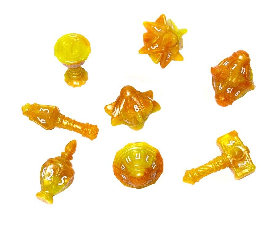 Клирик - Пылающее Солнце (Желтый), набор кубиков для РПГ, PolyHero
Клирик - Пылающее Солнце (Желтый), набор кубиков для РПГ, PolyHero