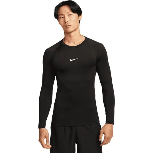 PRO Dri-Fit лонгслив топ Nike, черно-белый
PRO Dri-Fit лонгслив топ Nike, черно-белый