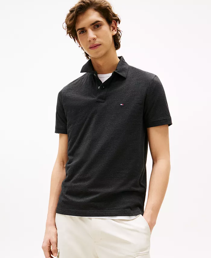 Мужская поло из хлопка с эффектом хизера для занятий спортом Tommy Hilfiger, серый
Мужская поло из хлопка с эффектом хизера для занятий спортом Tommy Hilfiger, серый