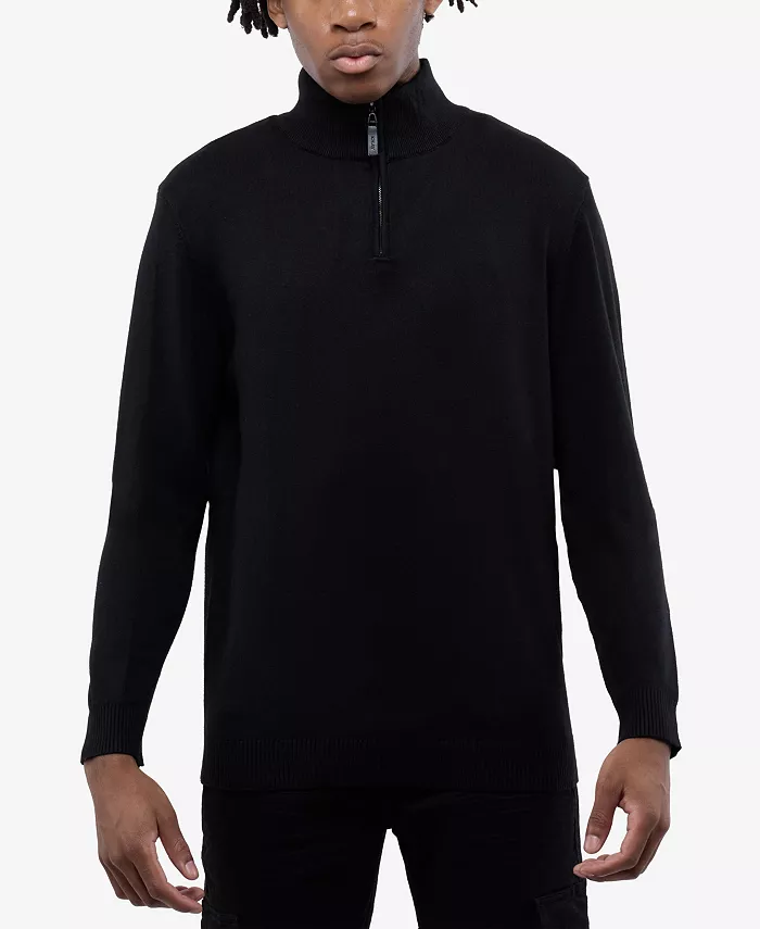 Мужской свитер с четвертью молнии и воротником стойкой Xray, черный
Мужской свитер с четвертью молнии и воротником стойкой Xray, черный