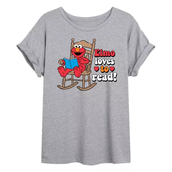 Футболка большого размера «Улица Сезам» для юниоров «Элмо любит читать» Licensed Character, серый
Футболка большого размера «Улица Сезам» для юниоров «Элмо любит читать» Licensed Character, серый