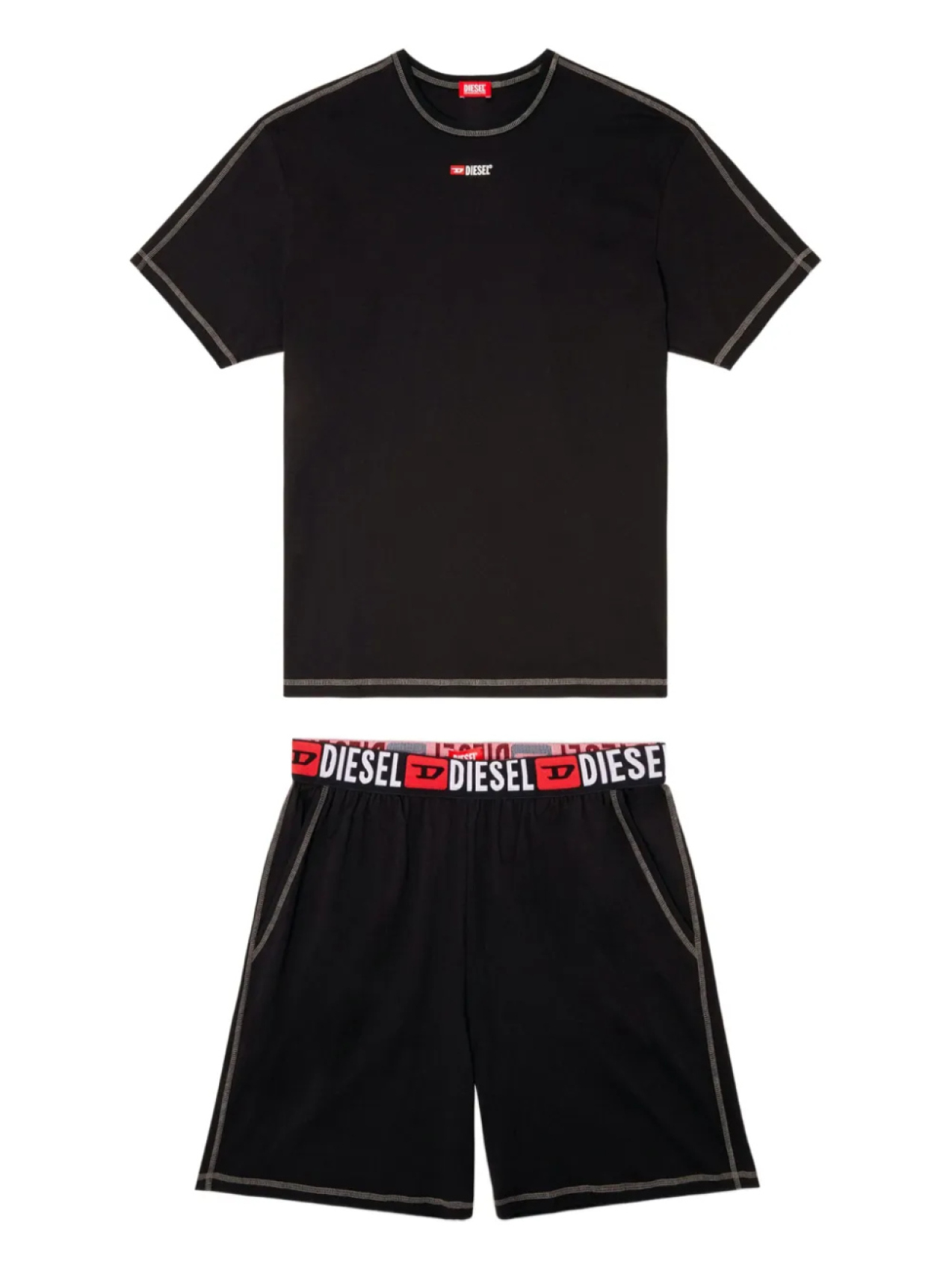 Diesel комплект Adam из футболки и шортов, черный
Diesel комплект Adam из футболки и шортов, черный
