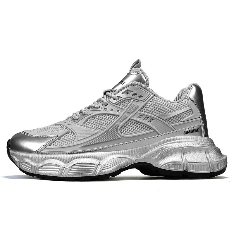 King Jinmai Мужские серые кроссовки лоу-топ с массивной подошвой, цвет Gray
King Jinmai Мужские серые кроссовки лоу-топ с массивной подошвой, цвет Gray