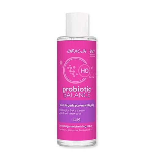 Успокаивающий и увлажняющий тоник Miraculum Gracja Probiotic Balance 200 мл
Успокаивающий и увлажняющий тоник Miraculum Gracja Probiotic Balance 200 мл