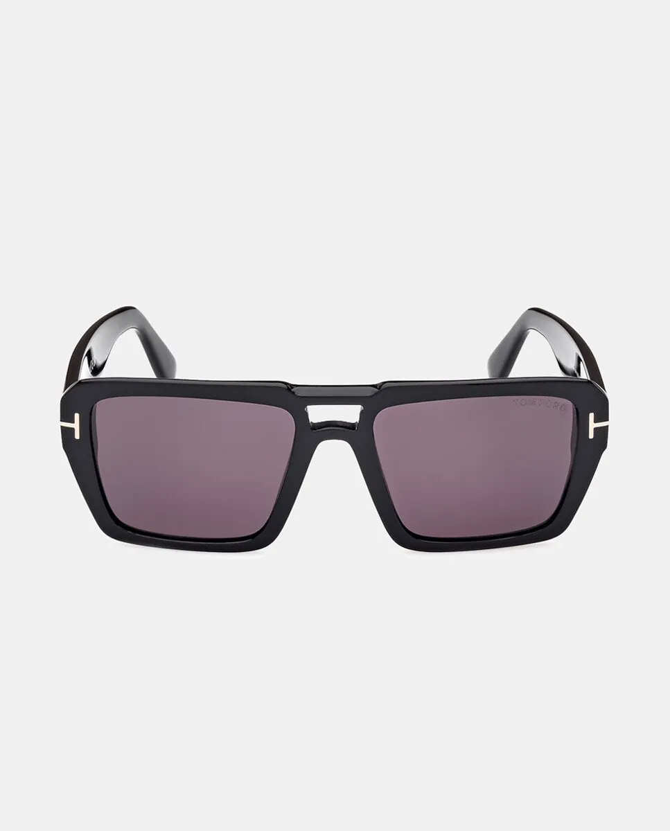 Солнцезащитные очки пилотного типа из ацетата Tom Ford, чёрный
Солнцезащитные очки пилотного типа из ацетата Tom Ford, чёрный