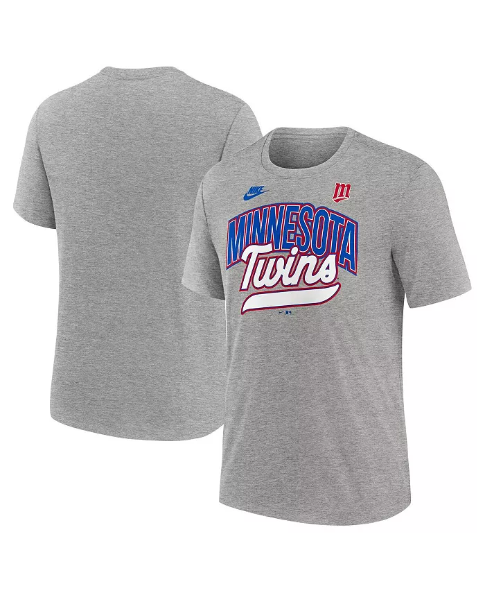 Мужская футболка Minnesota Twins Cooperstown Collection Retro Tri-Blend цвета хизер-серый Nike
Мужская футболка Minnesota Twins Cooperstown Collection Retro Tri-Blend цвета хизер-серый Nike