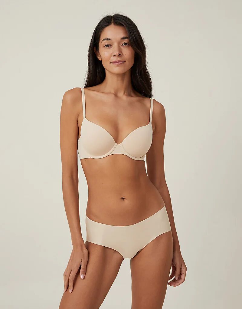 Бюстгальтер-футболка высочайшего комфорта бежевого цвета Cotton:On
Бюстгальтер-футболка высочайшего комфорта бежевого цвета Cotton:On