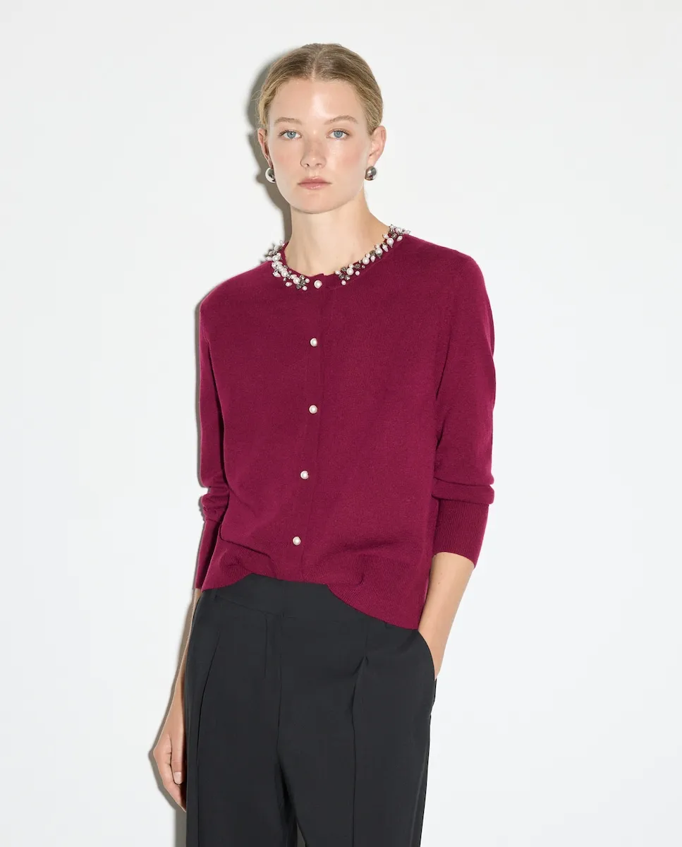 Жакет гладкий с вырезом на шее для женщин Woman El Corte Inglés, малиновый
Жакет гладкий с вырезом на шее для женщин Woman El Corte Inglés, малиновый