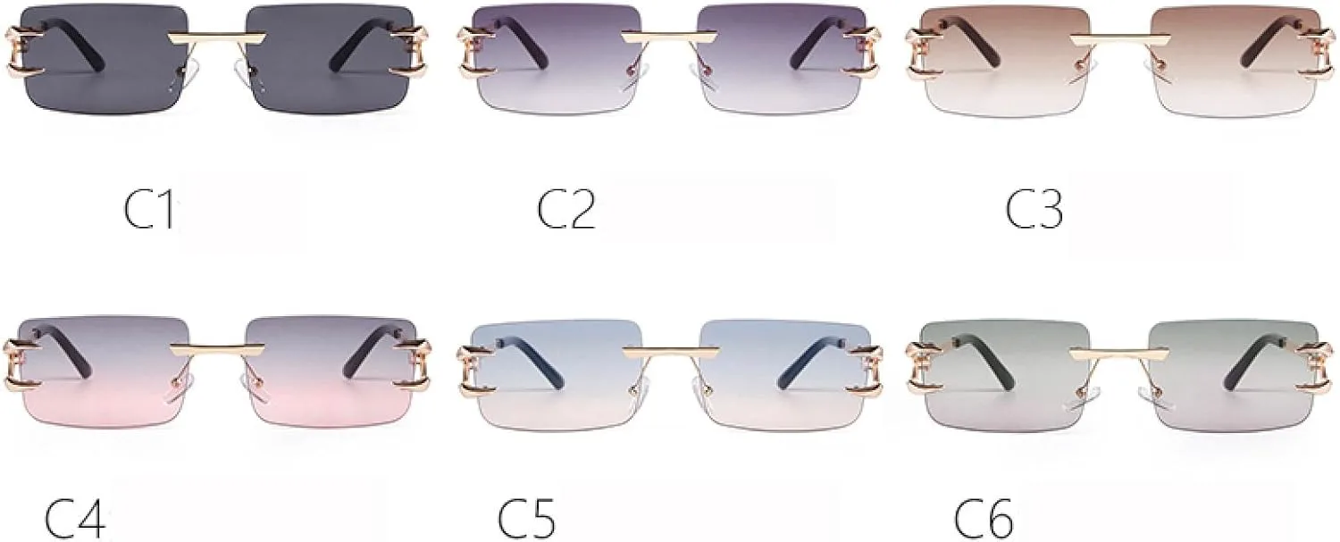 Солнцезащитные очки с защитой от УФ-излучения UV400 | Без оправы из металла | Для женщин и мужчин | Для занятий спортом на открытом воздухе и вождения DSVIGF, 06
Солнцезащитные очки с защитой от УФ-излучения UV400 | Без оправы из металла | Для женщин и мужчин | Для занятий спортом на открытом воздухе и вождения DSVIGF, 06