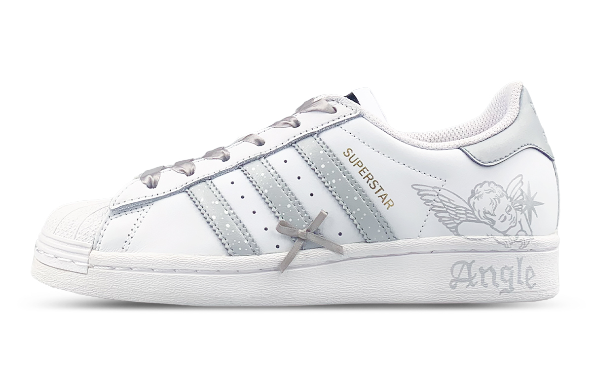 Детские кроссовки для скейтбординга Superstar J с противоскользящей подошвой и износостойкими подошвами для подростков Adidas Originals, белый/серый
Детские кроссовки для скейтбординга Superstar J с противоскользящей подошвой и износостойкими подошвами для подростков Adidas Originals, белый/серый