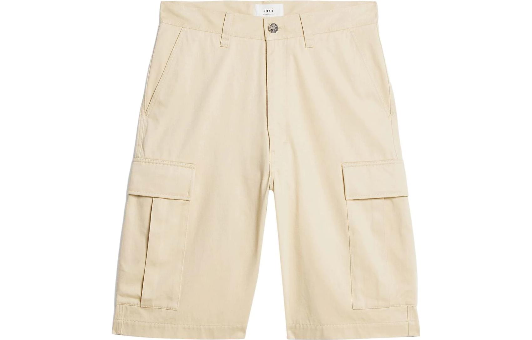 Ami Button детализированные карго-шорты AMIPARIS, Ecru
Ami Button детализированные карго-шорты AMIPARIS, Ecru