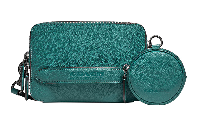 Кожаная Одноплечевая Сумка-кроссбод малого размера мужская озерно-зеленая COACH
Кожаная Одноплечевая Сумка-кроссбод малого размера мужская озерно-зеленая COACH