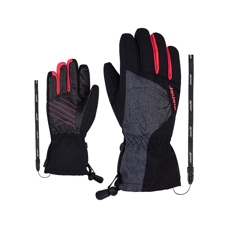Детские лыжные перчатки Ziener, черный
Детские лыжные перчатки Ziener, черный