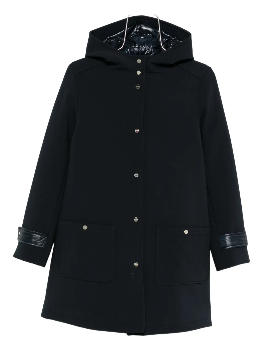 Пальто с капюшоном и карманами Herno, синий
Пальто с капюшоном и карманами Herno, синий