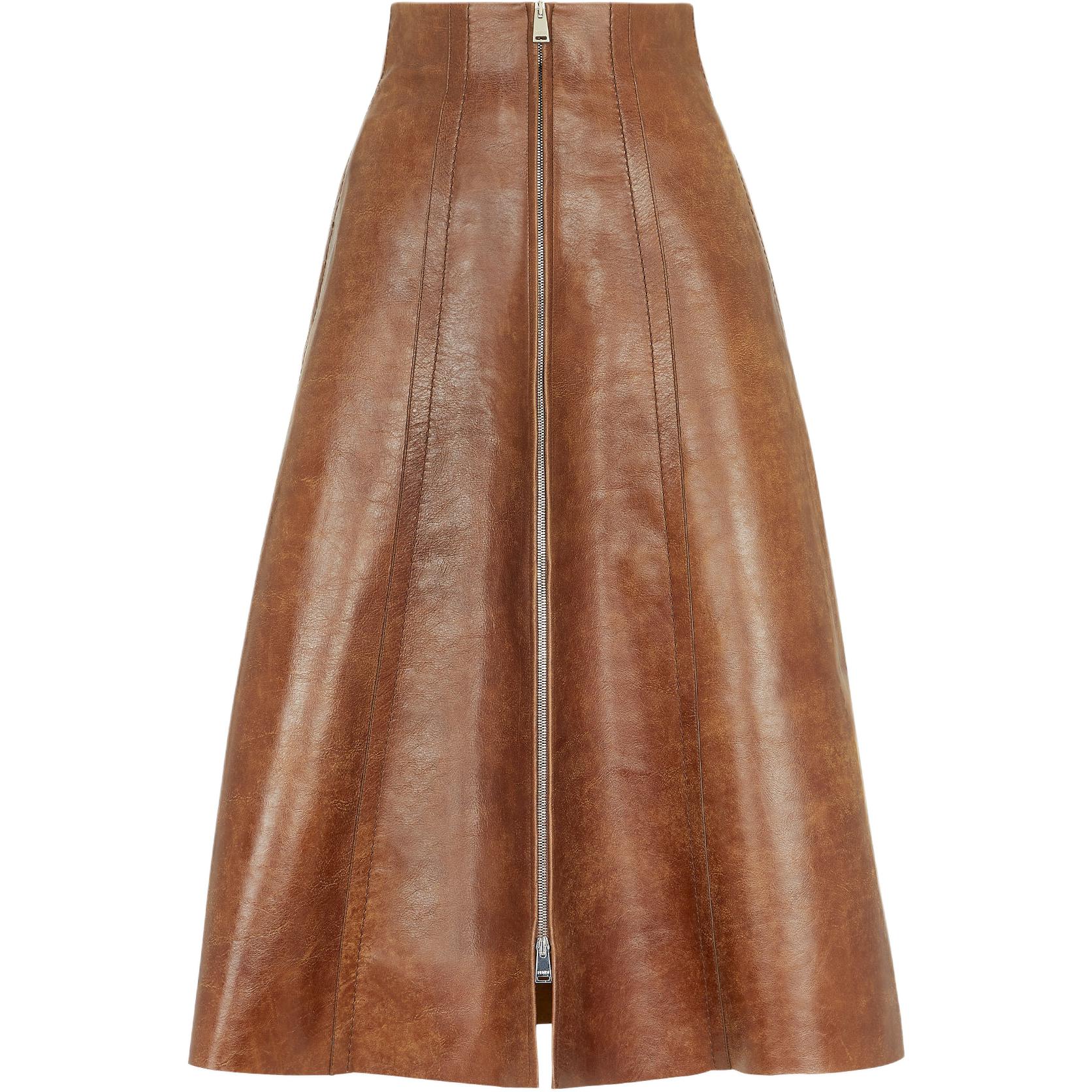 Юбка миди расклешенная A-Line FENDI, коричневый
Юбка миди расклешенная A-Line FENDI, коричневый