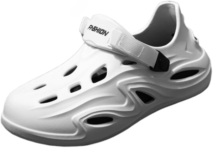 Мужские летние сандалии с единой подошвой из дышащего EVA, оснащенные регулируемыми ремешками с пряжкой, подходят для бассейнов, пляжей и повседневного ношения, обеспечивая комфортное ощущение Hoalox, белый
Мужские летние сандалии с единой подошвой из дышащего EVA, оснащенные регулируемыми ремешками с пряжкой, подходят для бассейнов, пляжей и повседневного ношения, обеспечивая комфортное ощущение Hoalox, белый