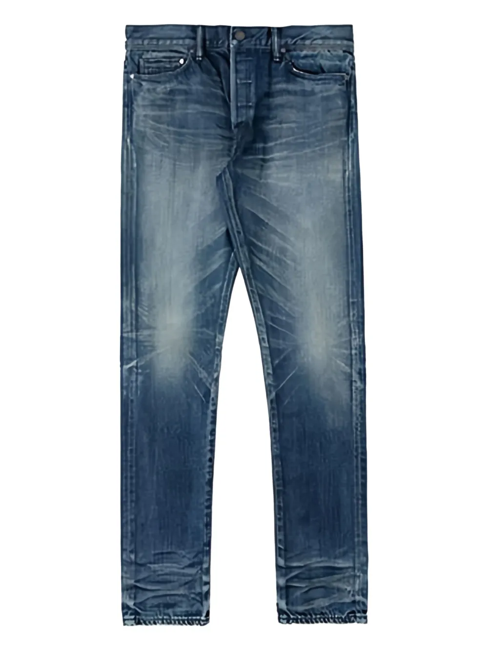 Джинсы с выбеленным эффектом John Elliott, синий
Джинсы с выбеленным эффектом John Elliott, синий