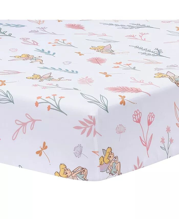 Простыня для кроватки Disney Baby Tinker Bell Fairy с цветочным принтом для малышей/малышей Bedtime Originals, белый
Простыня для кроватки Disney Baby Tinker Bell Fairy с цветочным принтом для малышей/малышей Bedtime Originals, белый