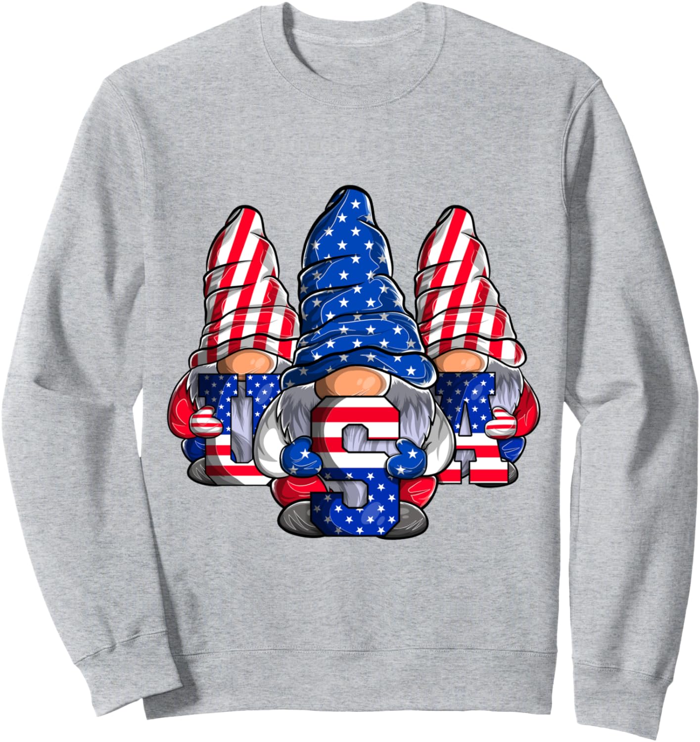 3 милых гнома, толстовка с американским флагом ко Дню независимости 4 июля Three Cute Gnomes American Flag, серый
3 милых гнома, толстовка с американским флагом ко Дню независимости 4 июля Three Cute Gnomes American Flag, серый