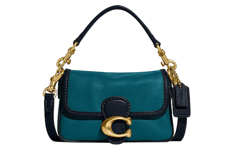 Сумка через плечо Tabby Cow Leather, миниатюрная женская сумка синего цвета COACH
Сумка через плечо Tabby Cow Leather, миниатюрная женская сумка синего цвета COACH