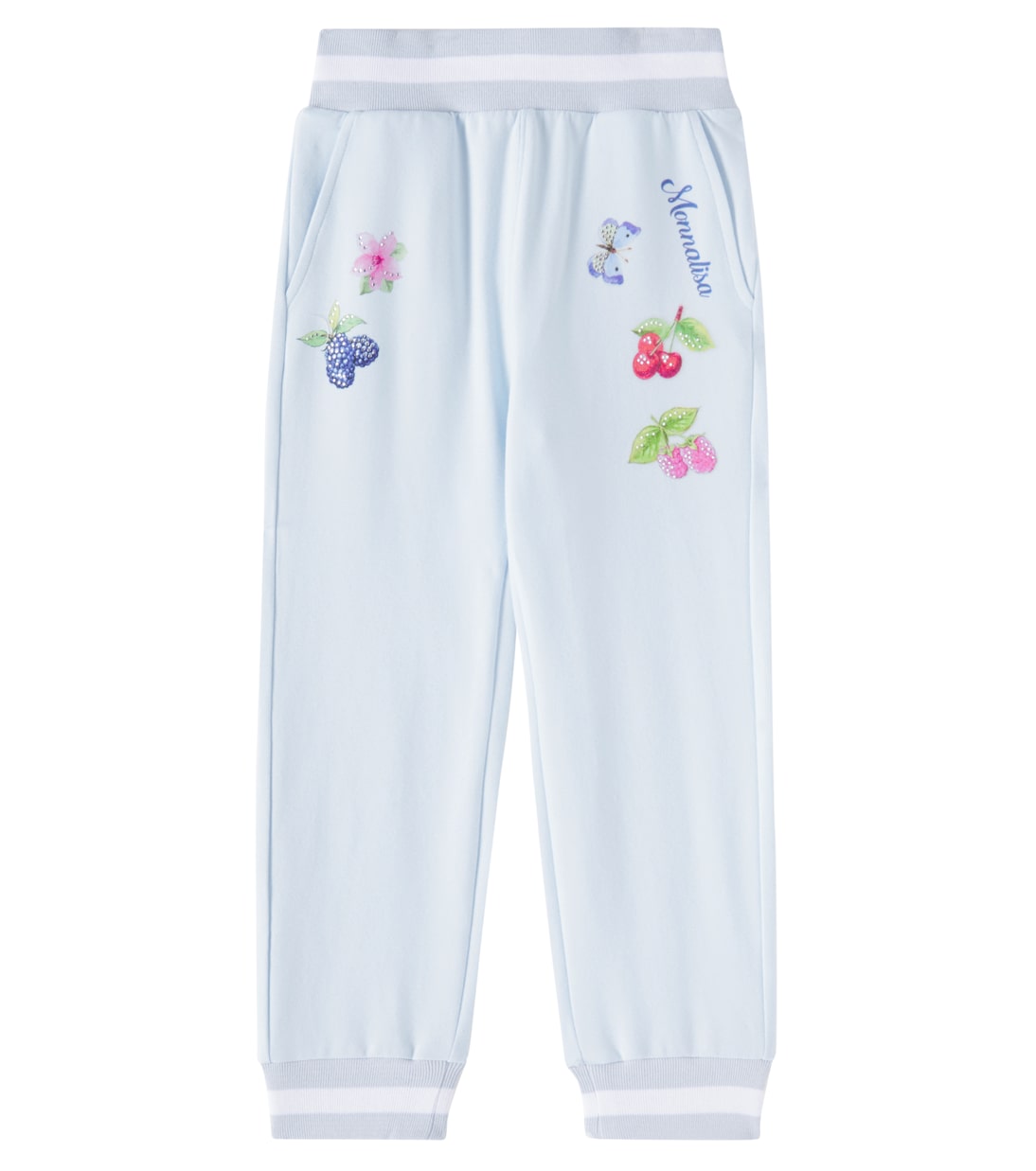 Спортивные брюки из хлопковой смеси с принтом Monnalisa, Nuvola
Спортивные брюки из хлопковой смеси с принтом Monnalisa, Nuvola