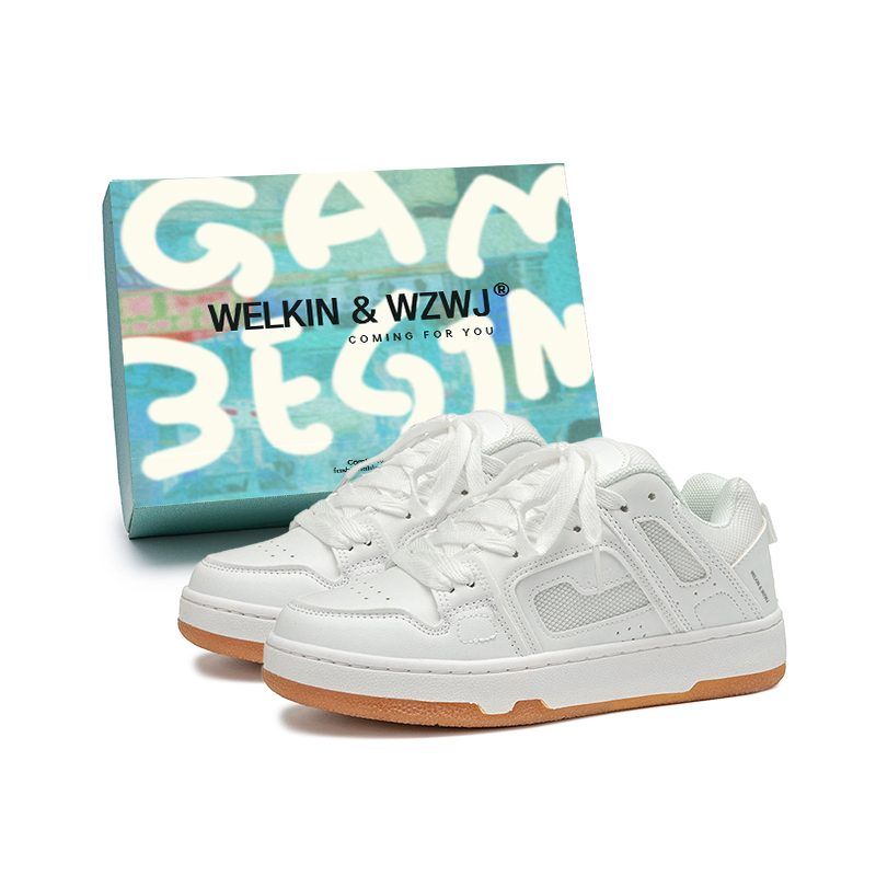 WELKIN&WZWJ Пуховики устойчивые к истиранию легкие нескользящие низкие скейтбордские кроссовки унисекс белые, цвет White
WELKIN&WZWJ Пуховики устойчивые к истиранию легкие нескользящие низкие скейтбордские кроссовки унисекс белые, цвет White