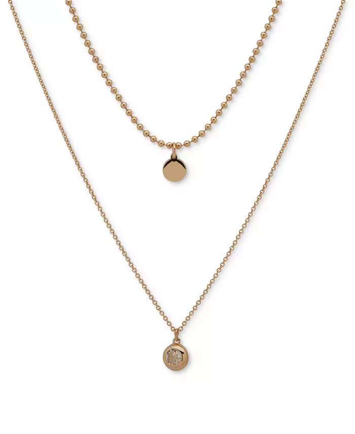 Ожерелье с подвеской из золотистого кристалла и полированной отделки, 16 дюймов + удлинитель 3 дюйма DKNY, золотой
Ожерелье с подвеской из золотистого кристалла и полированной отделки, 16 дюймов + удлинитель 3 дюйма DKNY, золотой