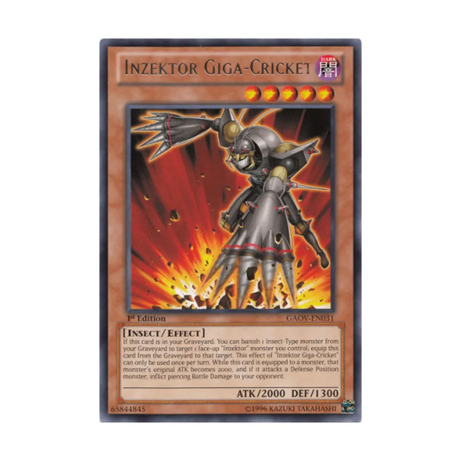 CCG Инзектор Гига-Сверчок (Редкий), Yu-Gi-Oh - Galactic Overlord - Singles
CCG Инзектор Гига-Сверчок (Редкий), Yu-Gi-Oh - Galactic Overlord - Singles