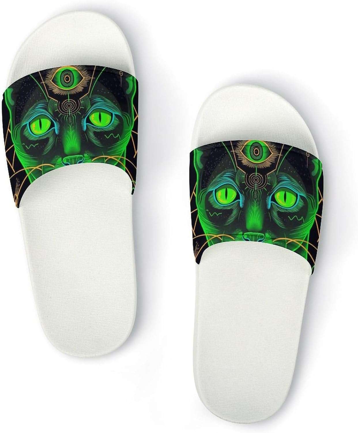 Тапочки с леопардовым принтом и глазом Фатимы, абстрактные, для душа и дома, быстросохнущие, противоскользящие, для ванной и бассейна, для женщин и мужчин, из ПВХ Amoewccr, белый
Тапочки с леопардовым принтом и глазом Фатимы, абстрактные, для душа и дома, быстросохнущие, противоскользящие, для ванной и бассейна, для женщин и мужчин, из ПВХ Amoewccr, белый