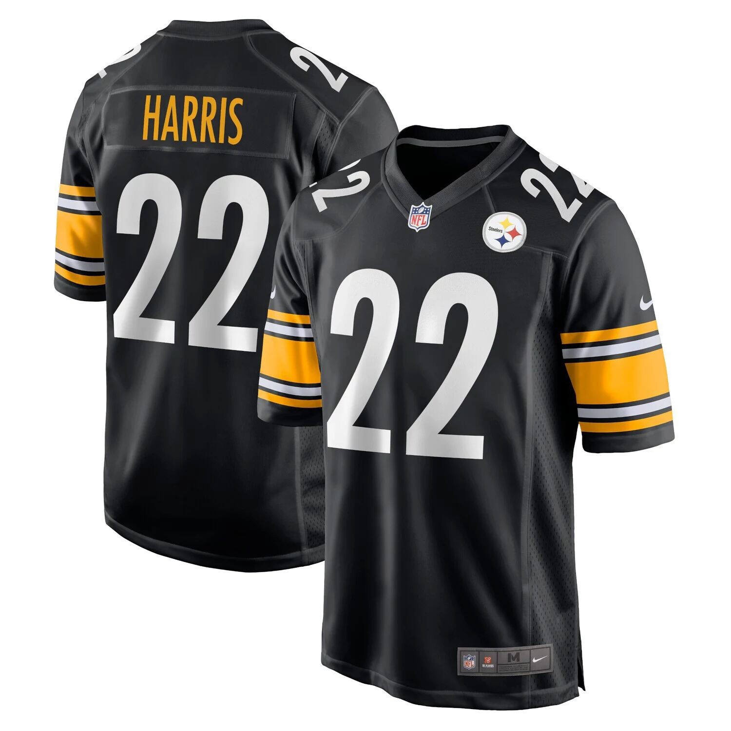 Молодежная футболка Nike Najee Harris Black Pittsburgh Steelers 2021, выбранная в первом раунде драфта НФЛ 2021 года Nike
Молодежная футболка Nike Najee Harris Black Pittsburgh Steelers 2021, выбранная в первом раунде драфта НФЛ 2021 года Nike