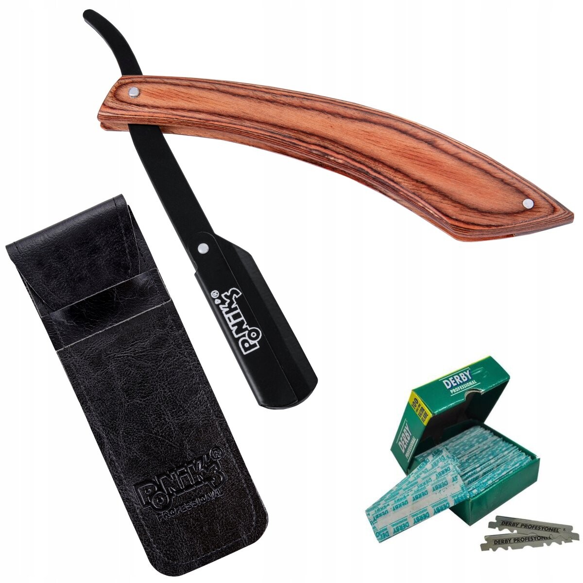 Деревянная парикмахерская бритва Ponik's Poniks
Деревянная парикмахерская бритва Ponik's Poniks