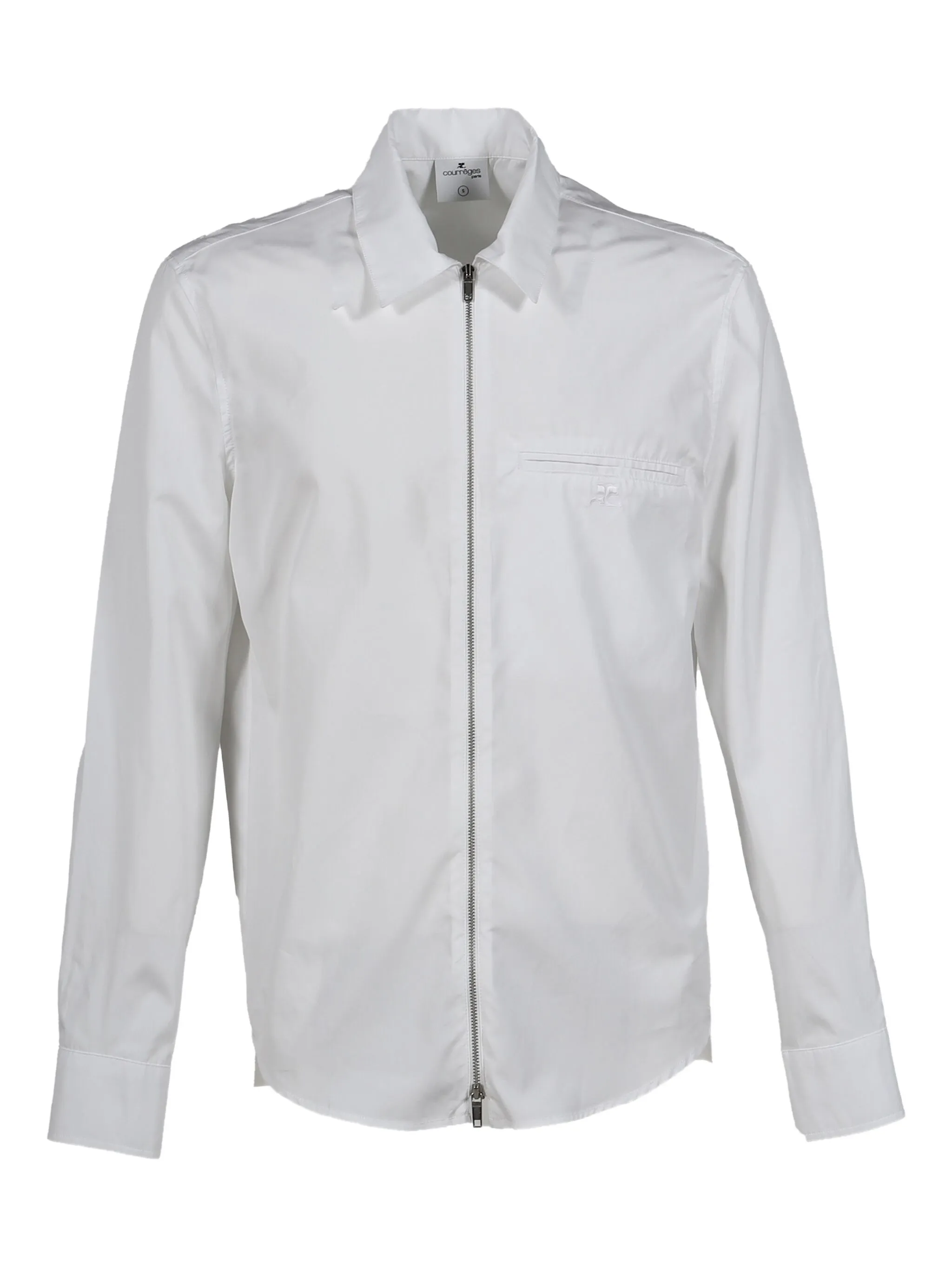 Рубашка на молнии Courrèges, серый
Рубашка на молнии Courrèges, серый