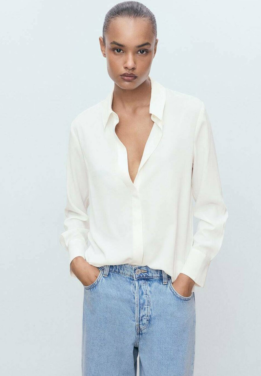 Блуза Mango LONG SLEEVED FLOWING , Off-White
Блуза Mango LONG SLEEVED FLOWING , Off-White