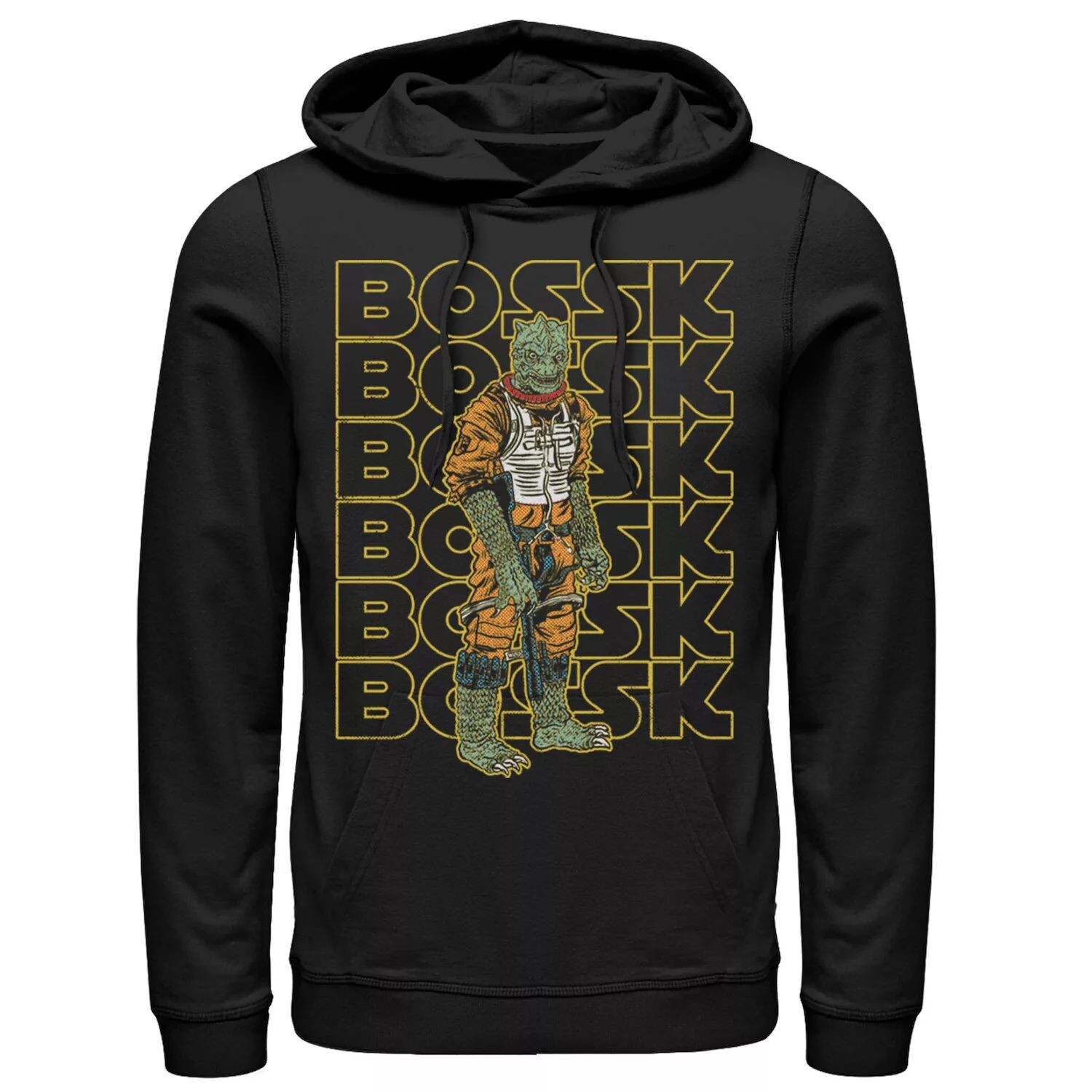 Мужская толстовка с капюшоном с портретом «Звездные войны» Bossk Word Stack Licensed Character
Мужская толстовка с капюшоном с портретом «Звездные войны» Bossk Word Stack Licensed Character