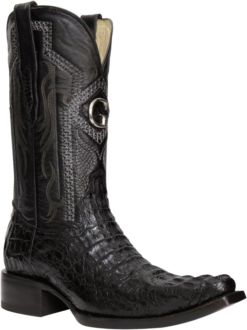 Мужские экзотические ковбойские сапоги El General из кожи каймана - черные Generic
Мужские экзотические ковбойские сапоги El General из кожи каймана - черные Generic
