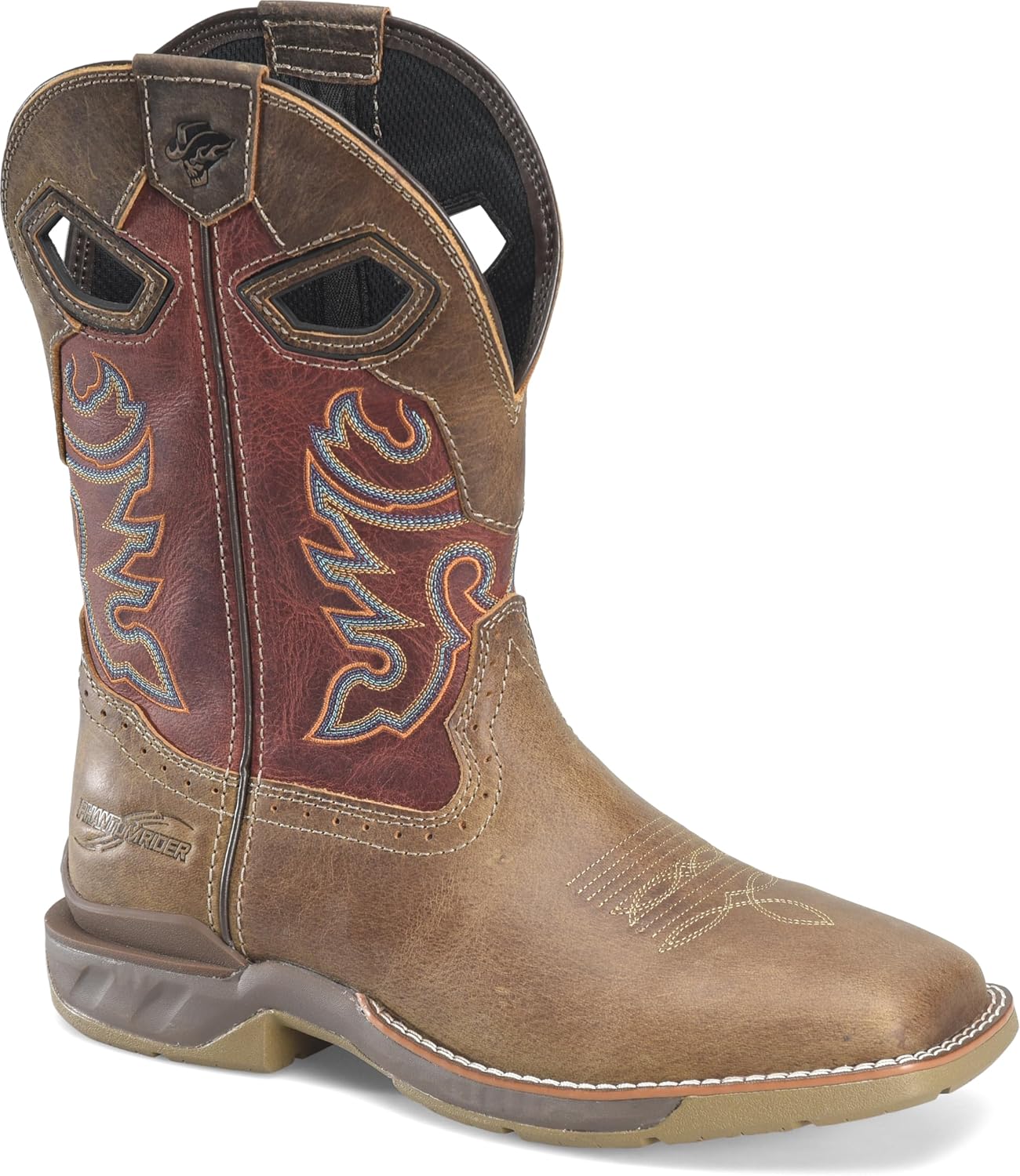 PHANTOM RIDER Alridge 11 с широкой квадратной носовой частью, ботинки из прочной кожи для мужчин, противоскользящие, с комфортной посадкой, коричневый
PHANTOM RIDER Alridge 11 с широкой квадратной носовой частью, ботинки из прочной кожи для мужчин, противоскользящие, с комфортной посадкой, коричневый