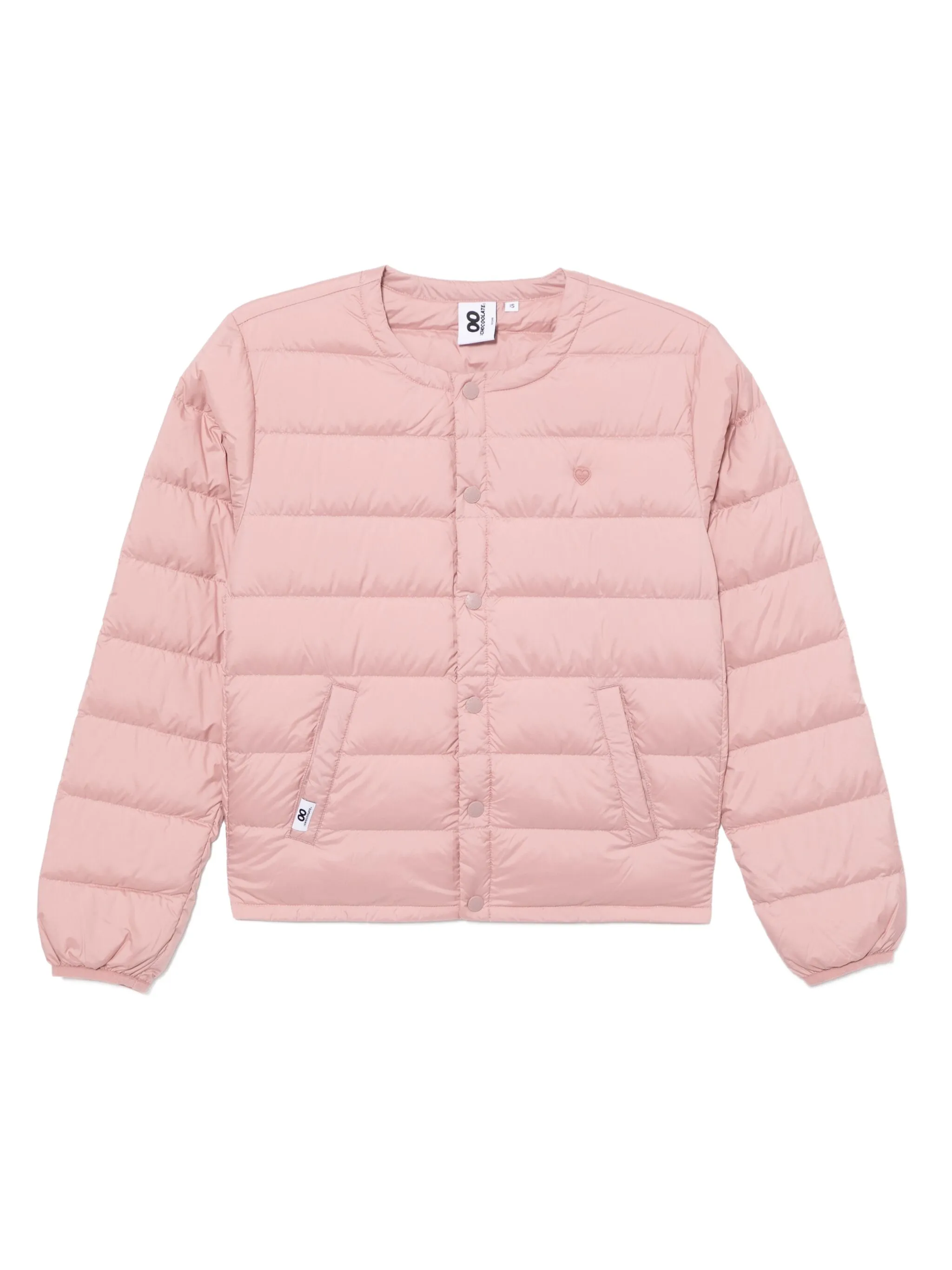 Пуховик с тисненым логотипом Chocoolate, розовый
Пуховик с тисненым логотипом Chocoolate, розовый