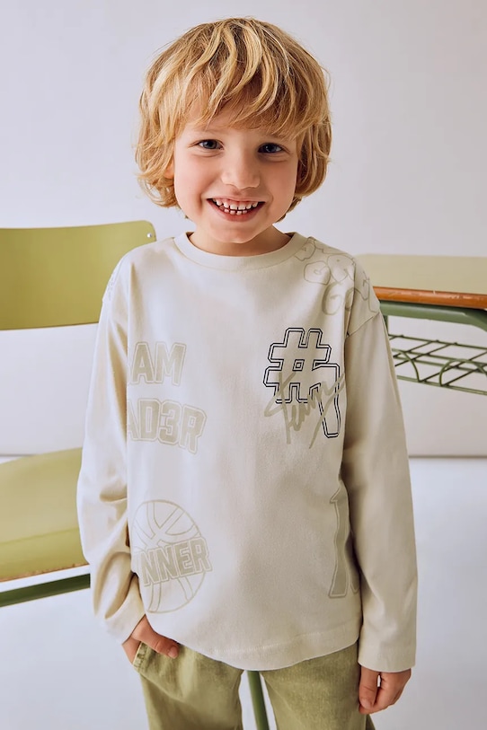 Хлопковая водолазка Mayoral, бежевый 
Хлопковая водолазка Mayoral, бежевый