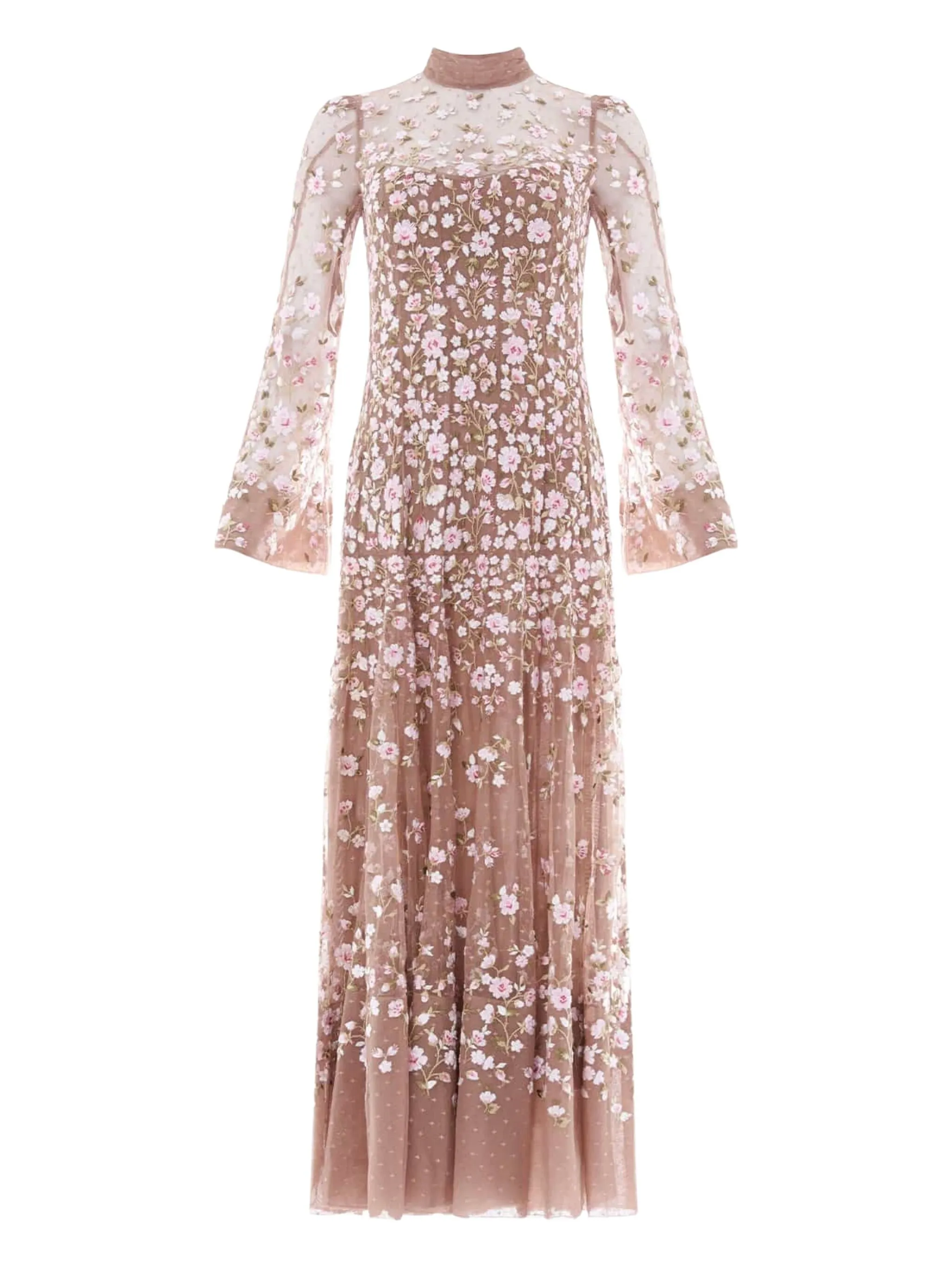 Платье миди Sylvia Rose с длинными рукавами Needle & Thread, нейтральный
Платье миди Sylvia Rose с длинными рукавами Needle & Thread, нейтральный