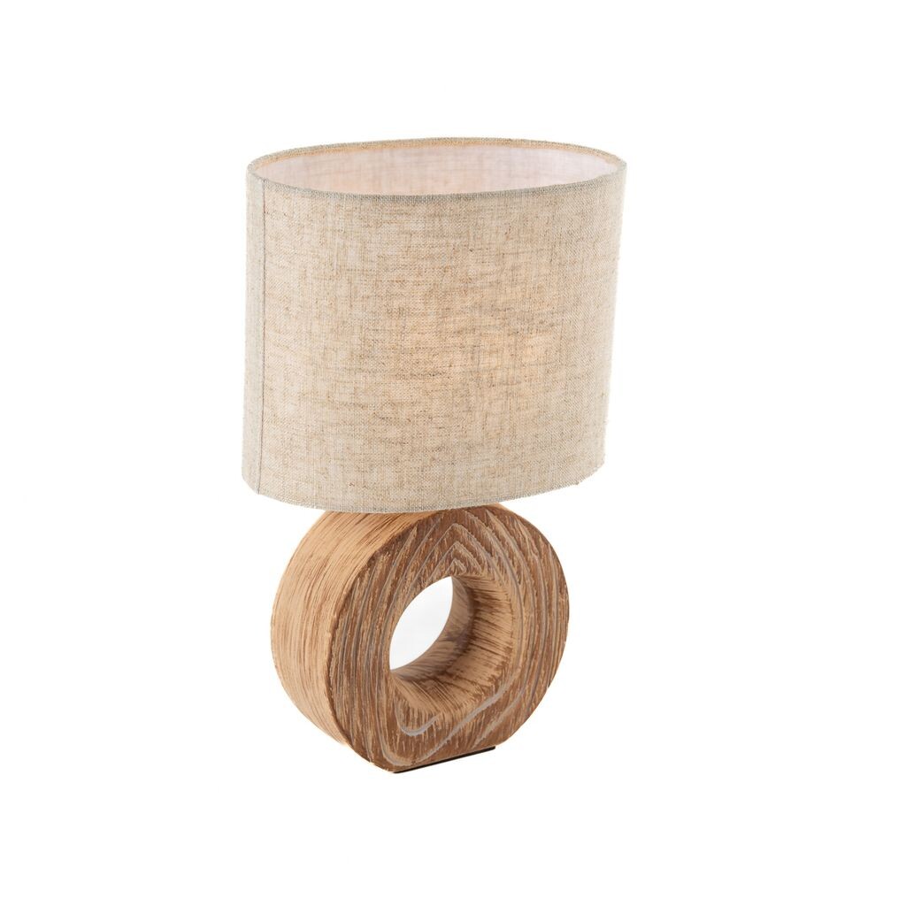 Настольная лампа Fischer & Honsel, Hanke, тканевый песочный цвет дерева (50609) Fischer & Honsel Leuchten, бежевый 
Настольная лампа Fischer & Honsel, Hanke, тканевый песочный цвет дерева (50609) Fischer & Honsel Leuchten, бежевый